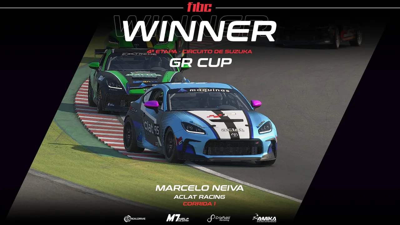 Realdrive GR Cup: Marcelo Neiva e Kaique Piropo vencem em Suzuka