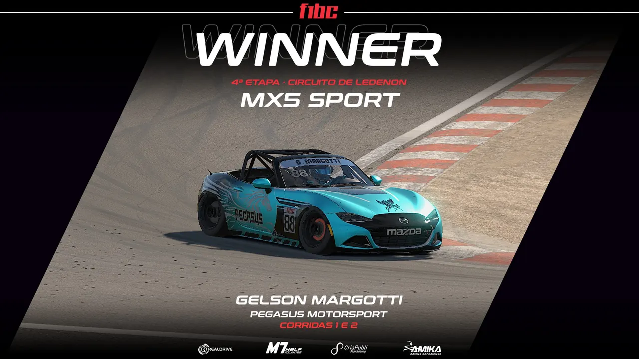 AMIKA MX5 Sport: Gelson Margotti domina corridas em Ledenon