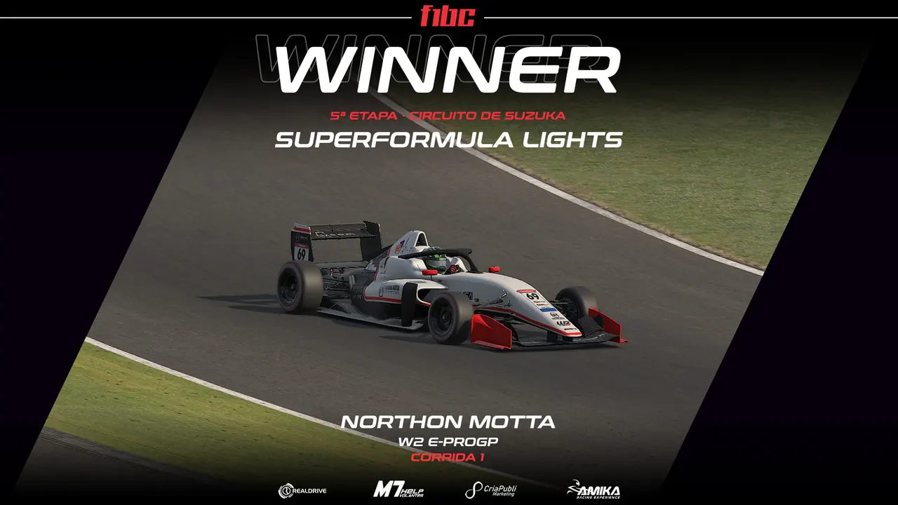 F1BC SuperFormula Lights: Northon Motta e João Di Gregório vencem em Suzuka