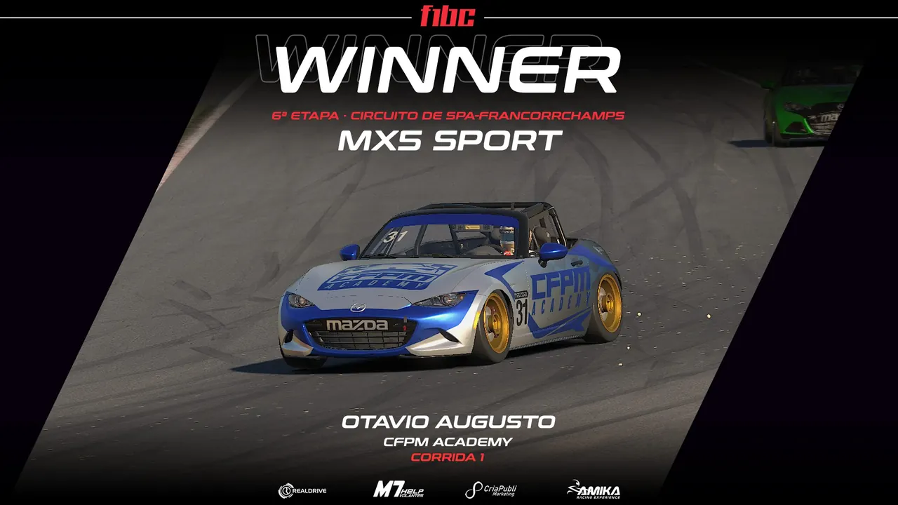 AMIKA MX5 Sport: Gelson Margotti é o grande campeão na final de Spa