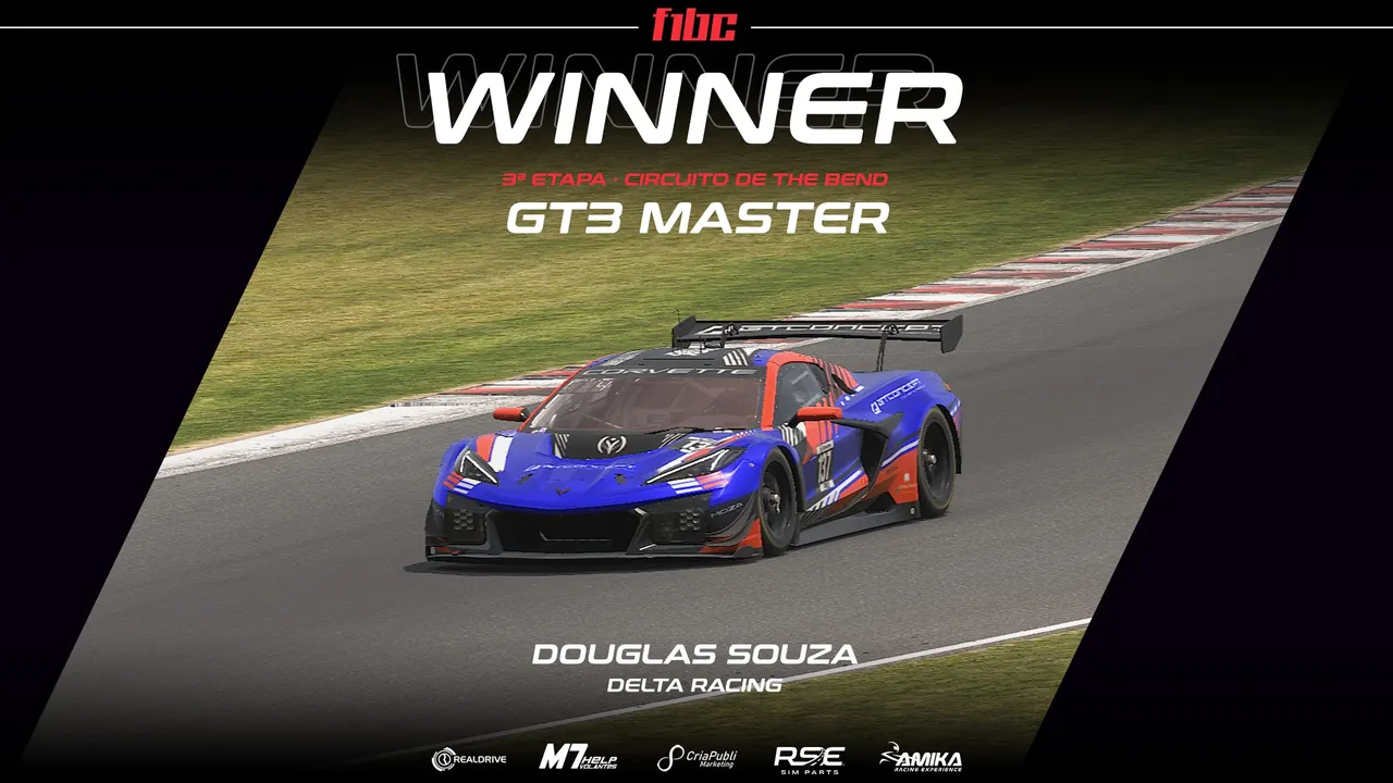 Realdrive GT3 Master: Douglas Souza surpreende com vitória no The Bend
