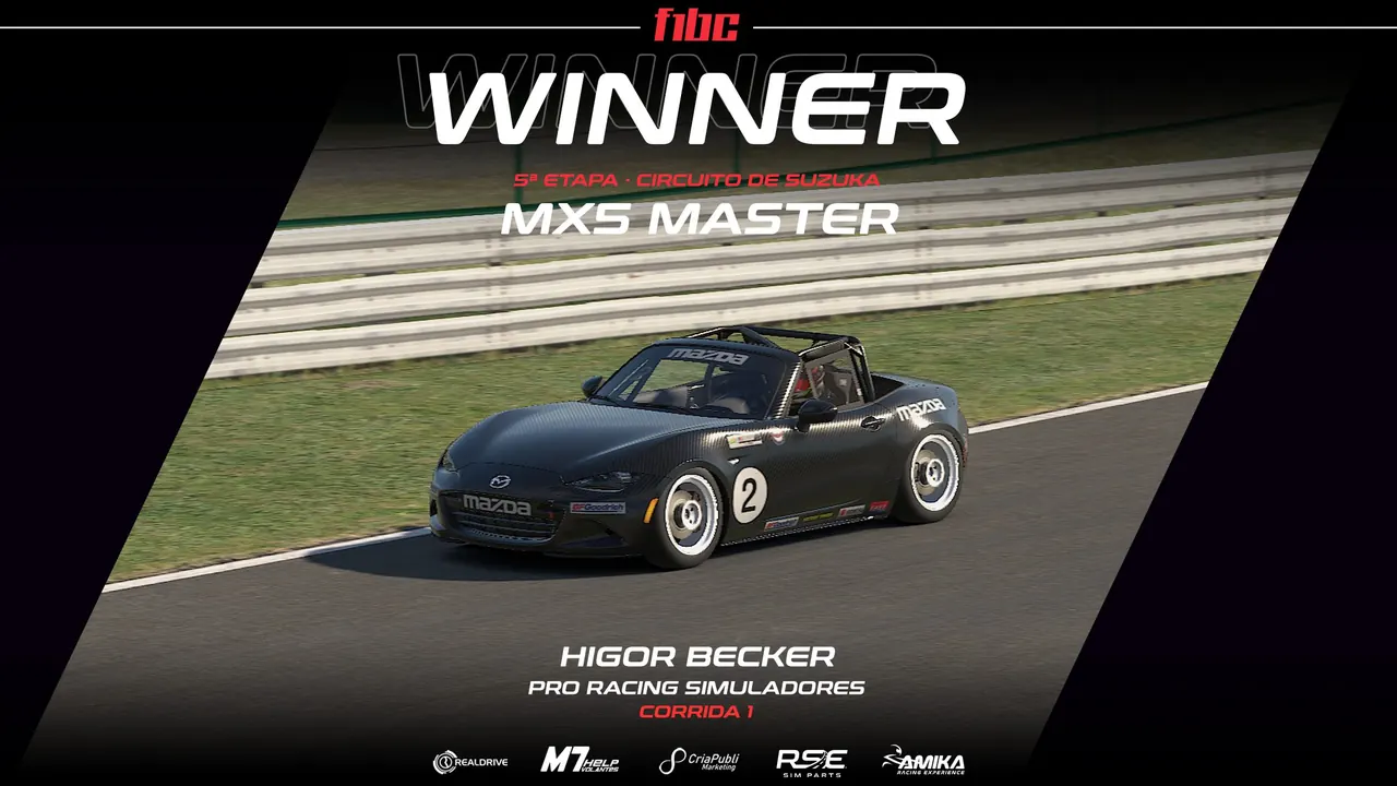 AMIKA MX5 Master: Jamison Sampaio comemora o nono título em Suzuka