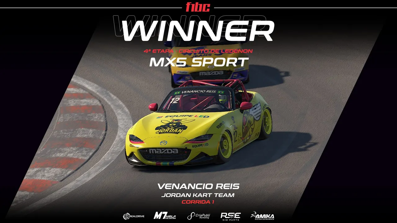 RSE Mx5 Sport: Venâncio Reis e João Boscaro vencem em Ledenon