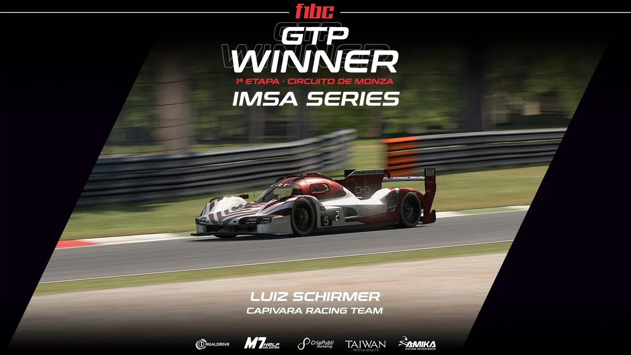 F1BC IMSA Series: Schirmer, Nassutti e Souza vencem em Monza