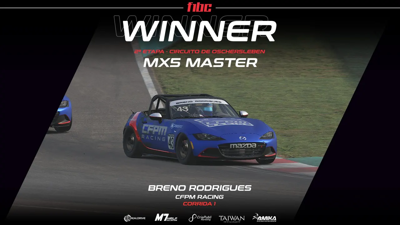 AMIKA MX5 Master: Breno Rodrigues e Pipe Bartz vencem em Oschersleben