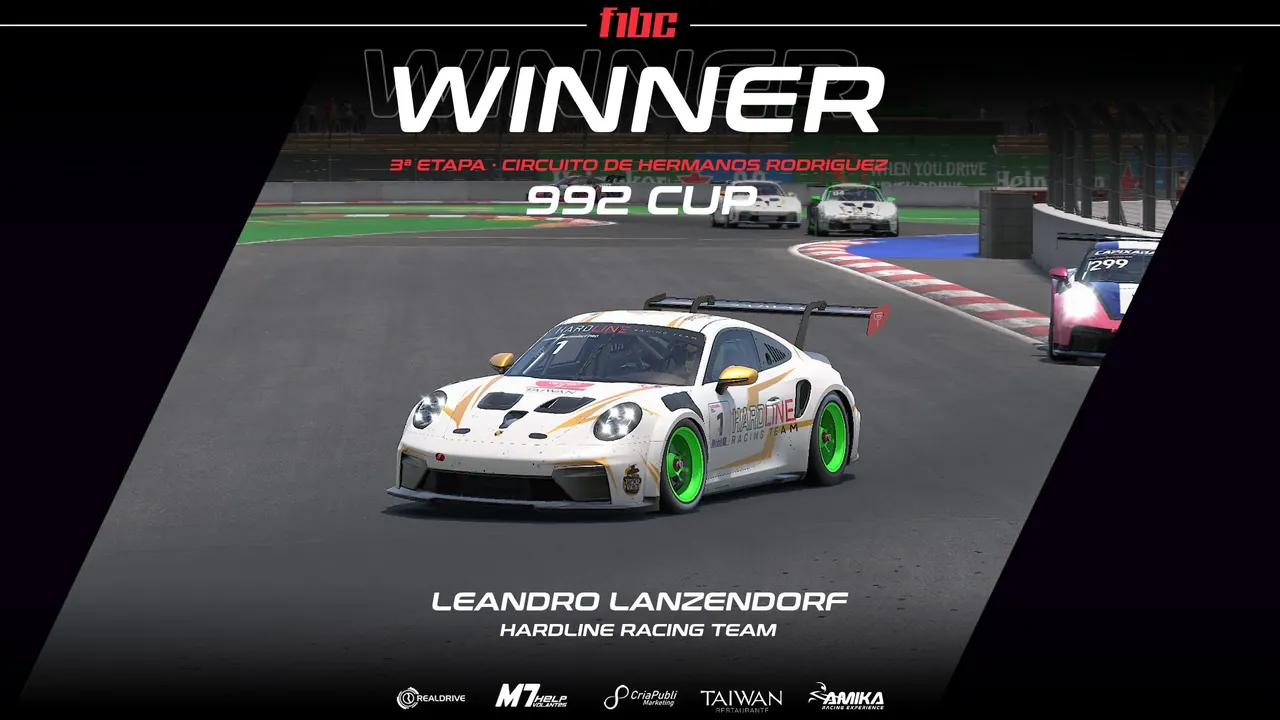 Taiwan 992 Cup: Leandro Lanzendorf vence em Hermanos Rodriguez