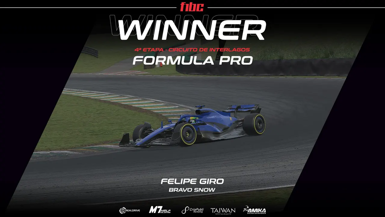 M7Help Formula Pro: Felipe Giro retorna ao topo em Interlagos