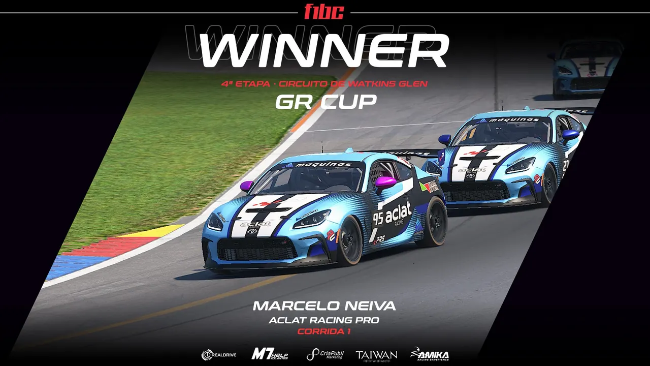 Realdrive GR Cup: Aclat domina com Neiva e Godoi em Watkins Glen