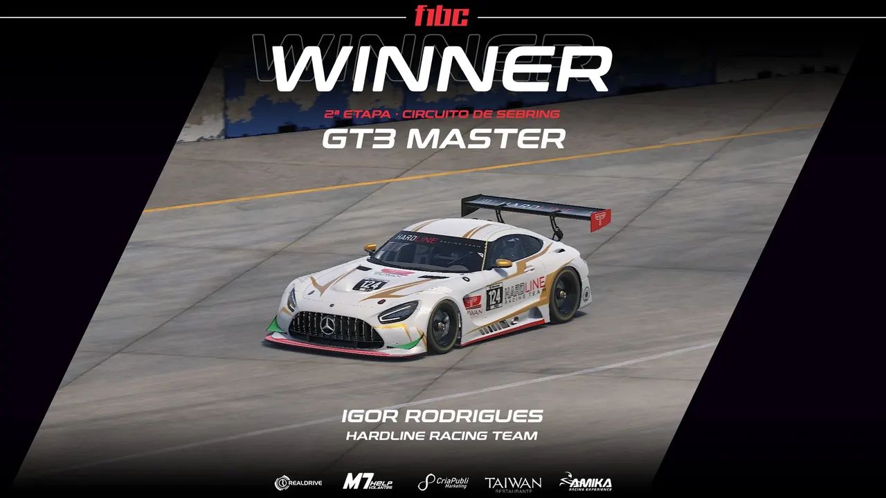 Realdrive GT3 Master: Igor Rodrigues tem atuação impecável em Sebring