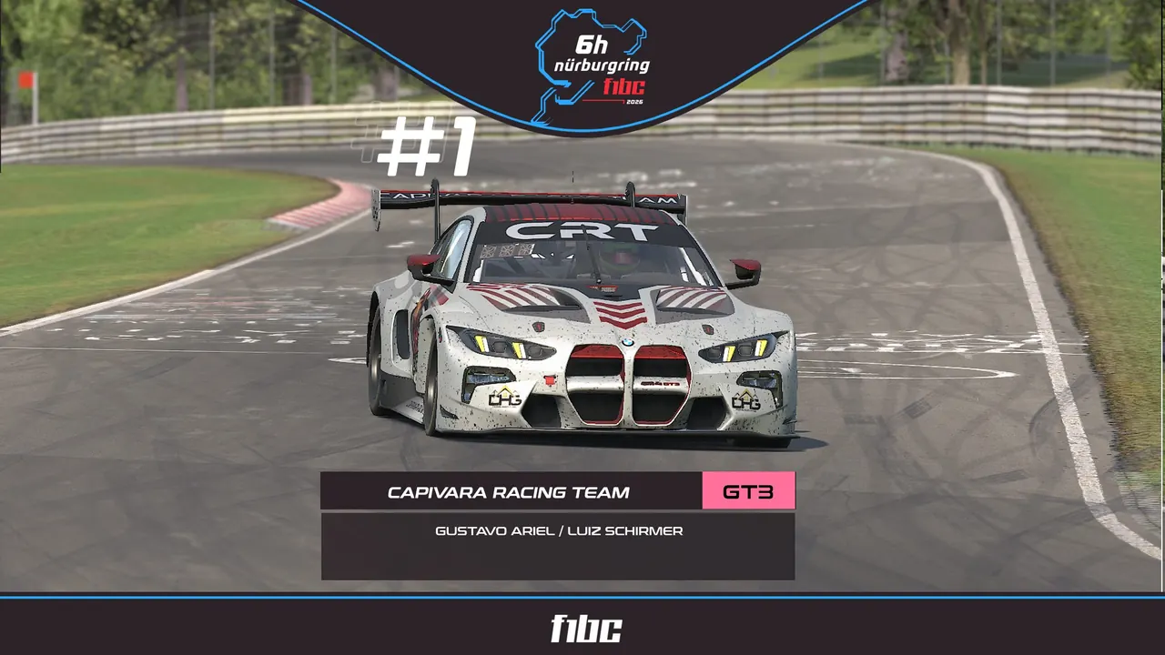 F1BC Nurburgring 6h: Capivara domina com trinca no pódio