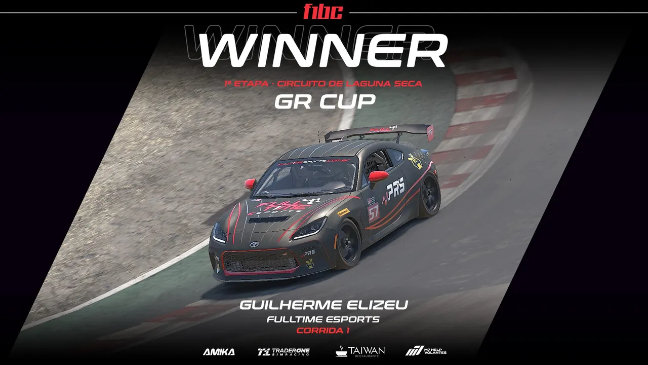 F1BC GR Cup: Guilherme Elizeu e Kaique Piropo vencem em Laguna