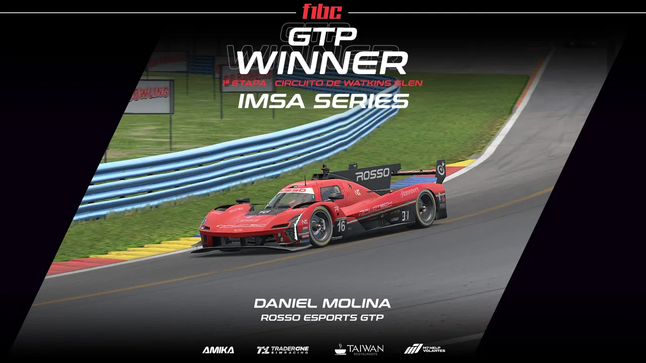 F1BC IMSA Series: Molina, Francheschis e De Sousa vencem em Glen