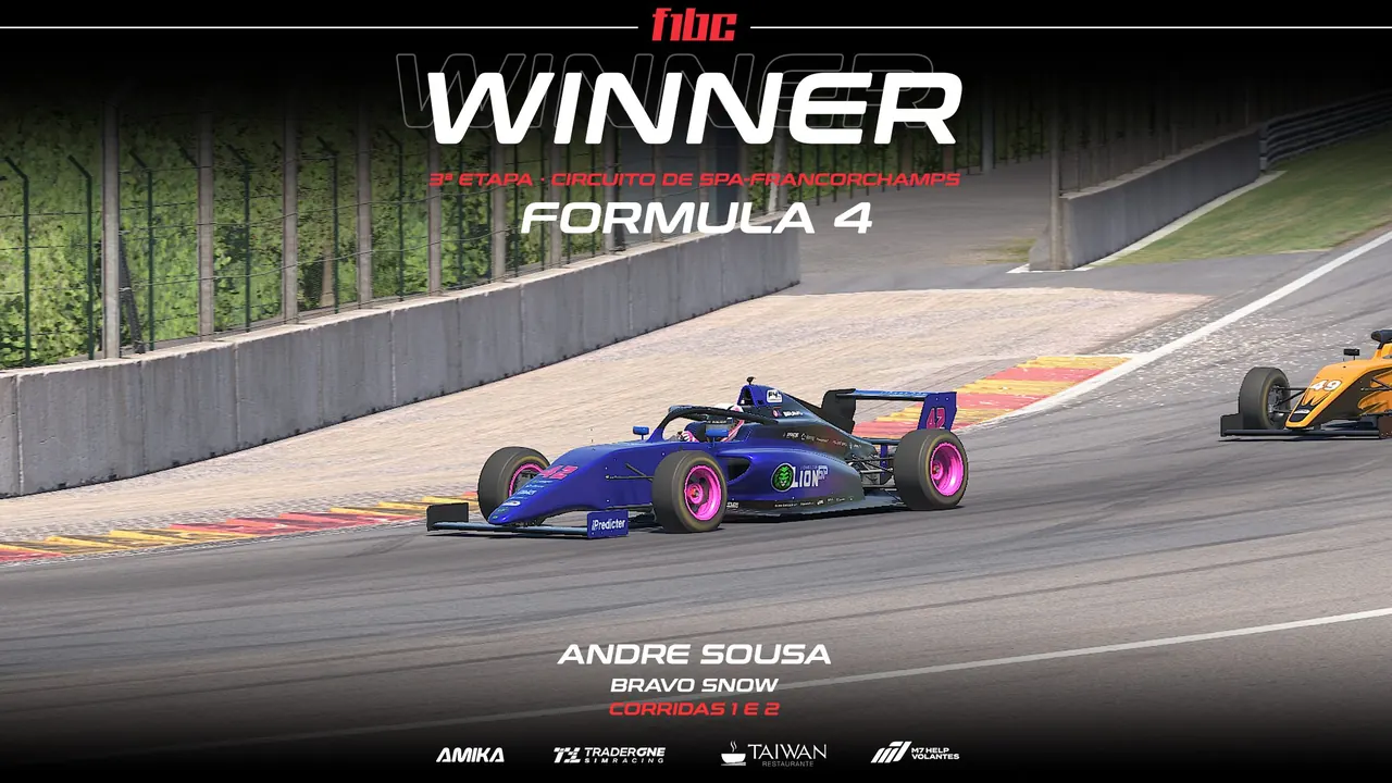 M7Help Formula 4: Andre Sousa vence as corridas em Spa-Francorchamps