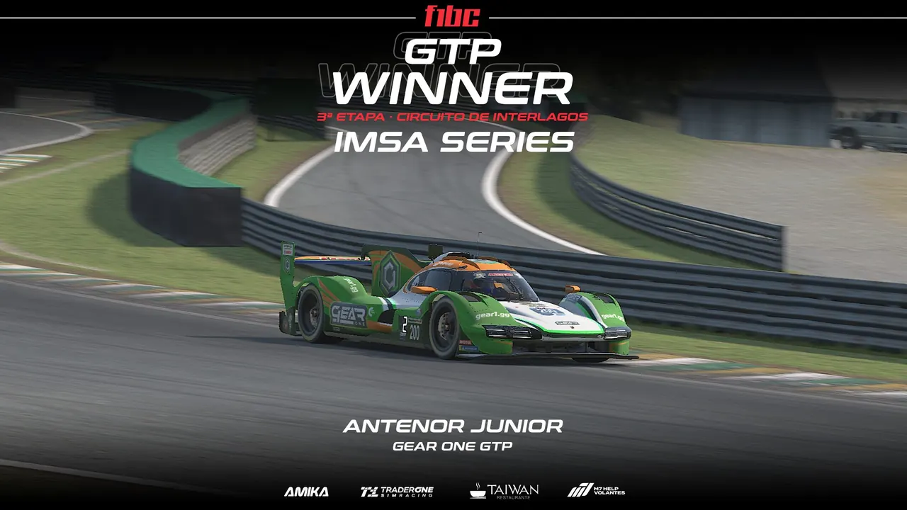 F1BC IMSA Series: Antenor, Jose Gustavo, e Pedro de Oliveira vencem em Interlagos