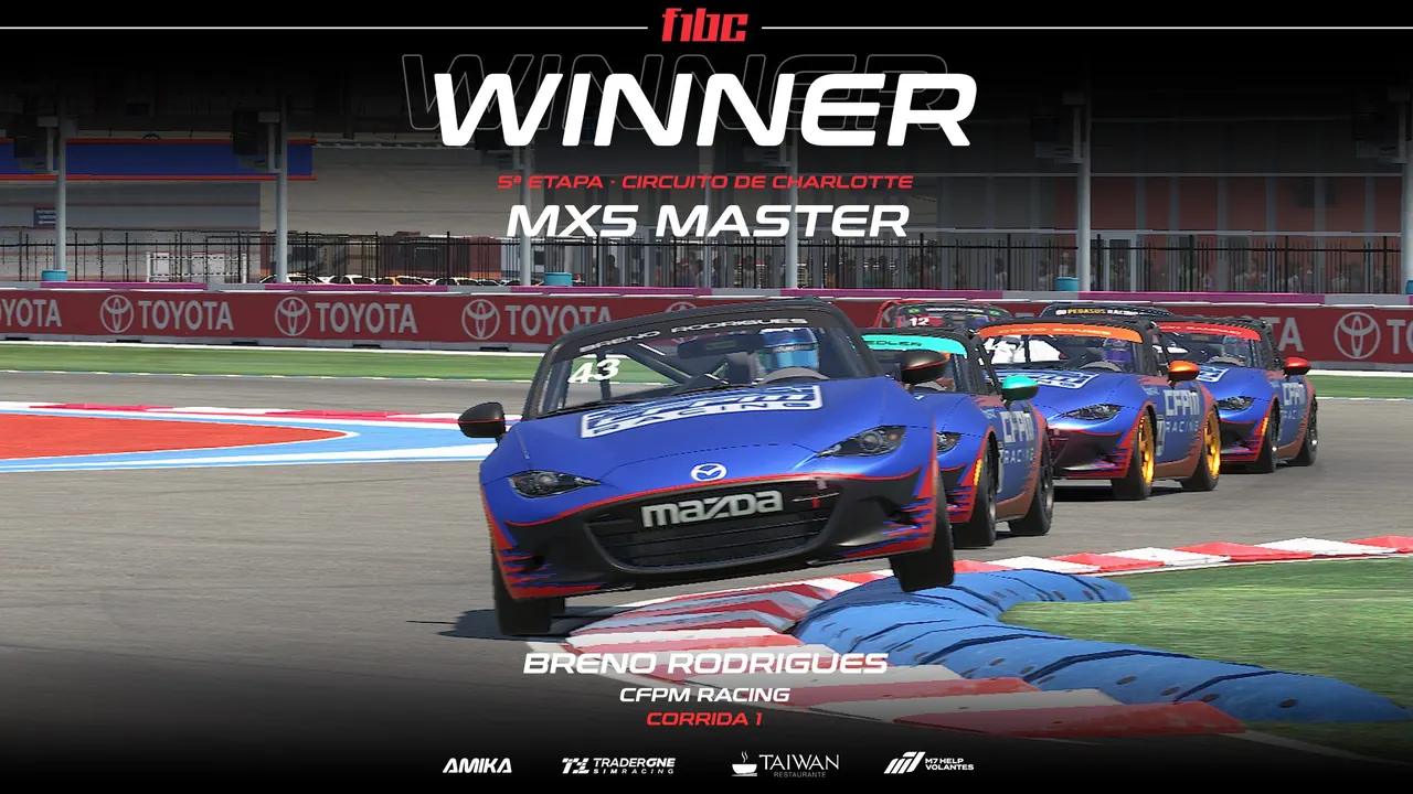 AMIKA MX5 Master: Breno e Sampaio vencem na "semifinal" em Charlotte